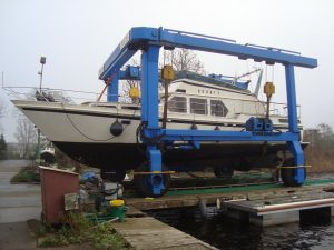 Boot kranen Vinkeveen